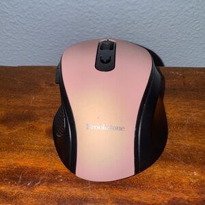 Brookstone Ergonomic Dual-Tone Wireless Battery Operated Mouse Module
